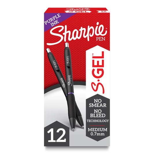 Sharpie 2126235 Gel 0.7mm Box Purple