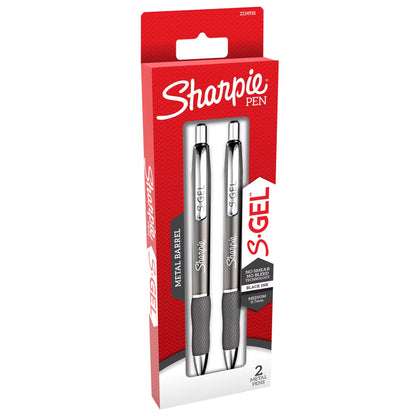 Sharpie 2134918 Gel Gnmtl 0.7mm 2ct Black