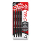 Sharpie 2141125 Gel 0.38mm 4ct Black