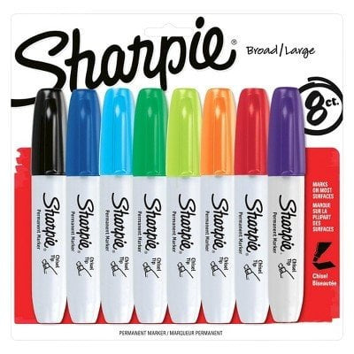 Sharpie Chisel 8ct Asst