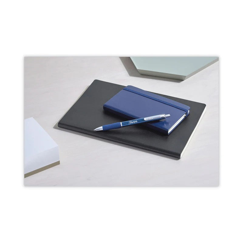 Sharpie 2153653 Gel Bluemtl 0.7mm Blk Os