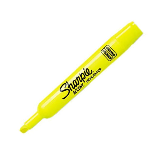 Sharpie 25025 Accent Tank Style Highlighter, Fl Yellow