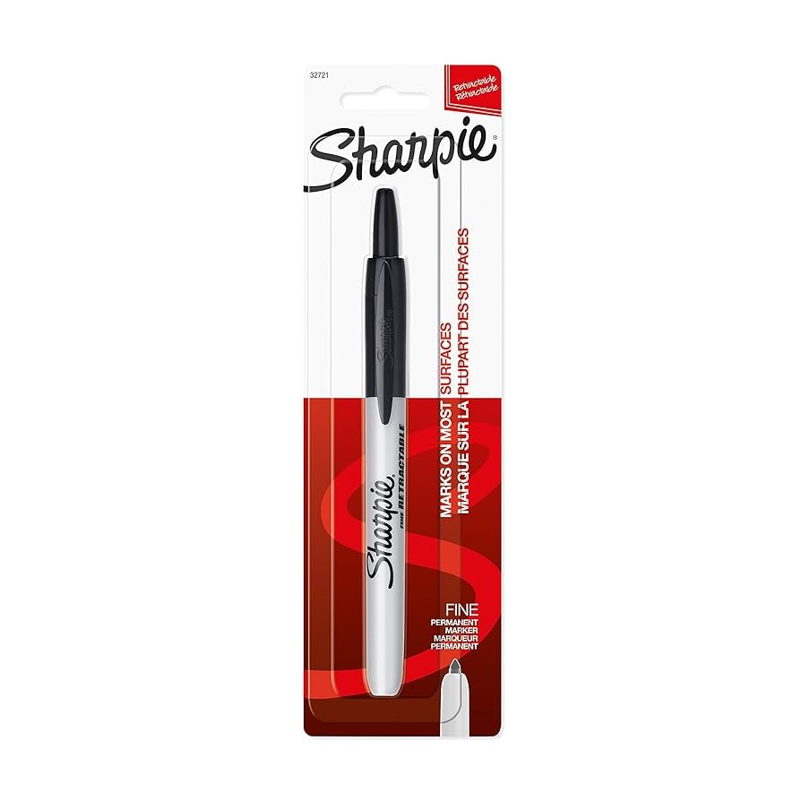 Sharpie Rt Fine 1cd Black