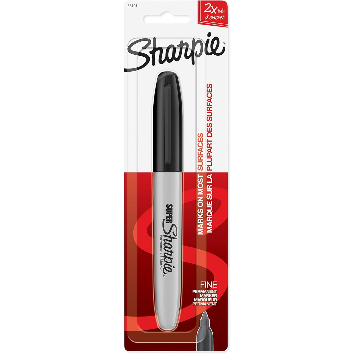 Sharpie 33101PP Super Blk Carded