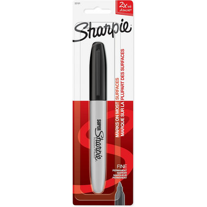 Sharpie 33101PP Super Blk Carded