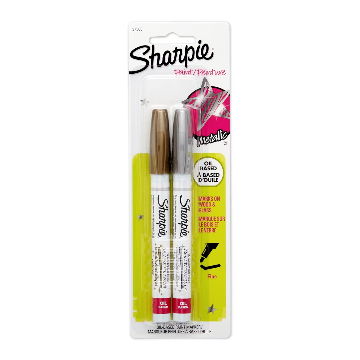 Sharpie Paint 2cd Gold Silver Fne