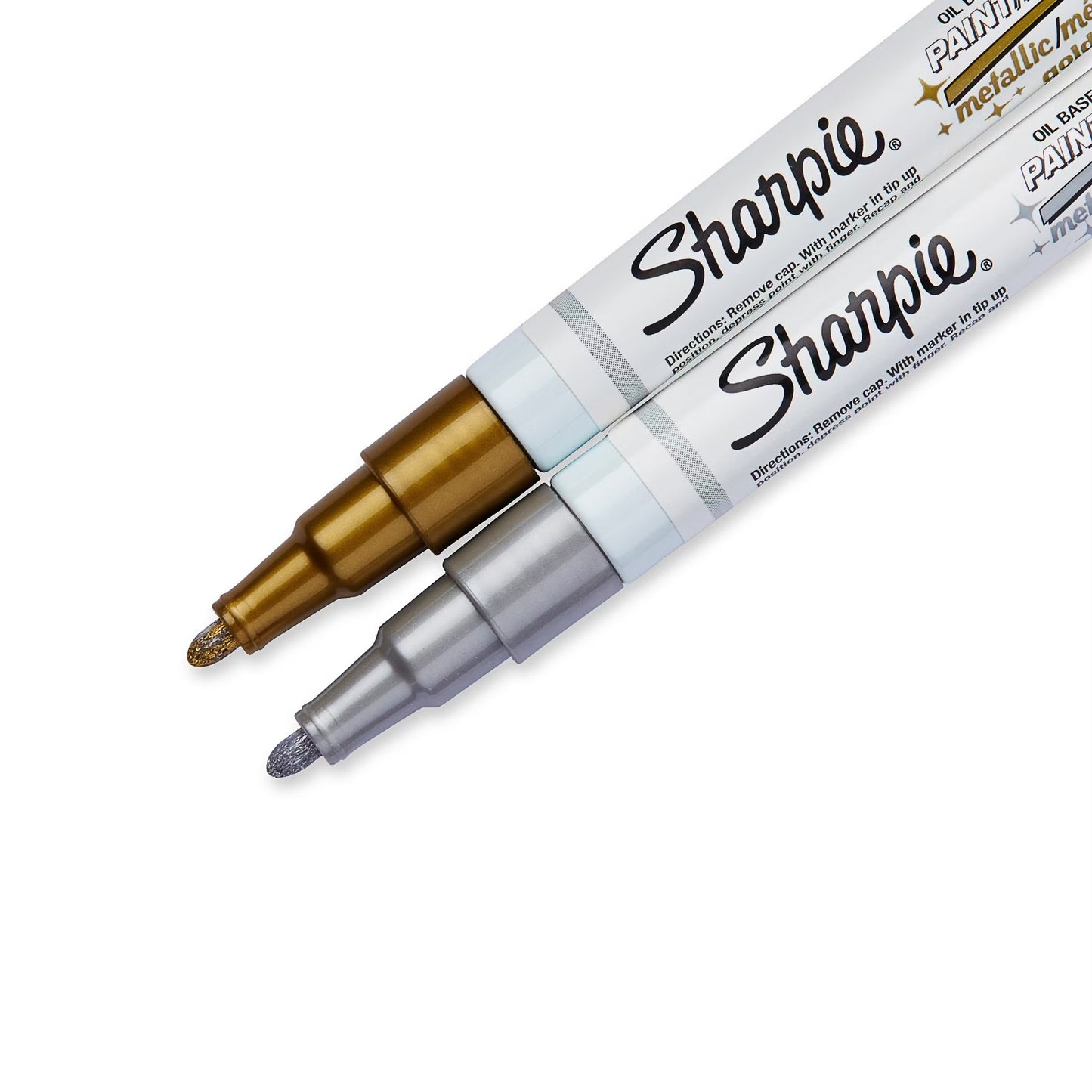 Sharpie Paint 2cd Gold Silver Fne