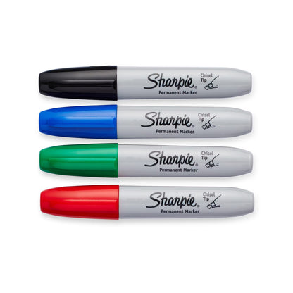 Sharpie 38254PP Chisel 4pk Asst
