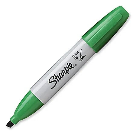 Sharpie 38284 Chisel, Green – BestPensOnline