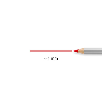 Staedtler 108-2     10 Staedtler Pencil,Marking,Omnichrom,Red