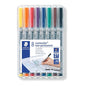 Staedtler 312 WP8 Staedtler Marker,Non-Perm,Lumo,Brd,8col