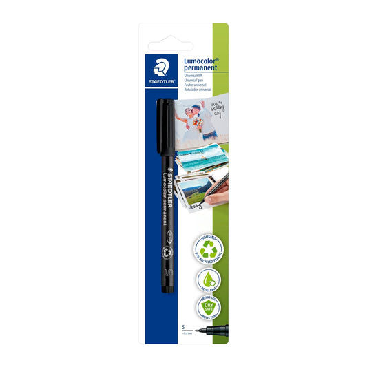 Staedtler 313-9 Staedtler Mkr,Perm,Lumocolor ,Xfn,Bk