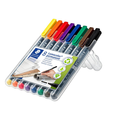 Staedtler 314 WP8 Staedtler Marker,Perm,Lumo,Brd,8col