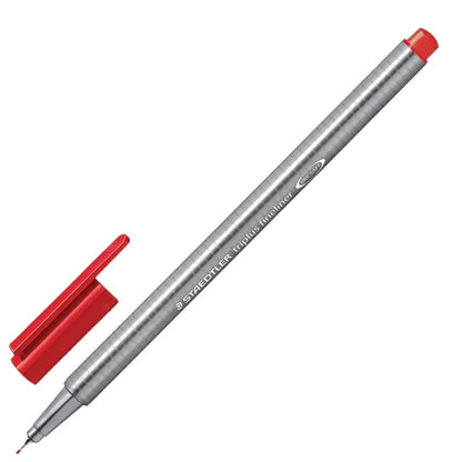 Staedtler 334-2 A7 Staedtler Mkrtriplus Fineliner, Red