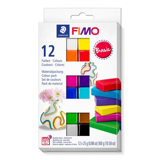 Staedtler 8023 C12-1 Staedtler Fimo Soft Set, Basic Col