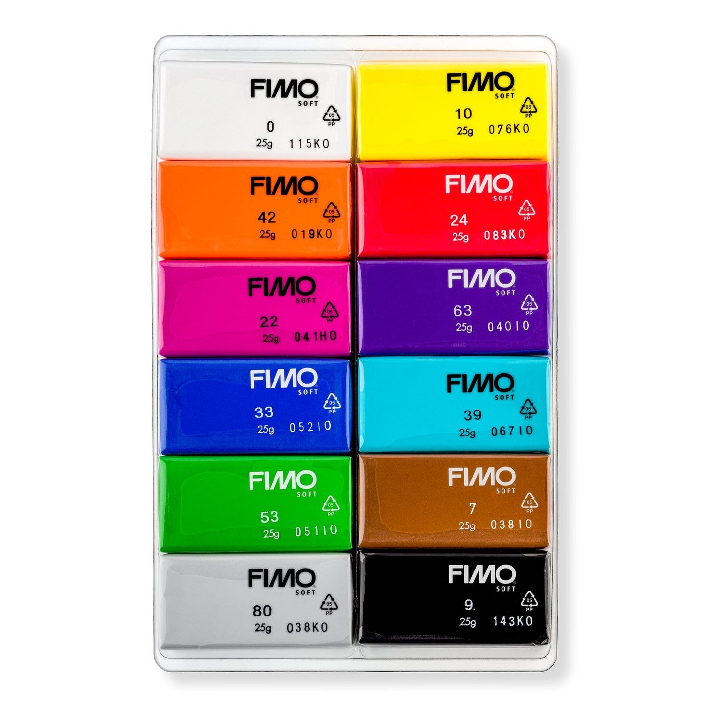Staedtler 8023 C12-1 Staedtler Fimo Soft Set, Basic Col
