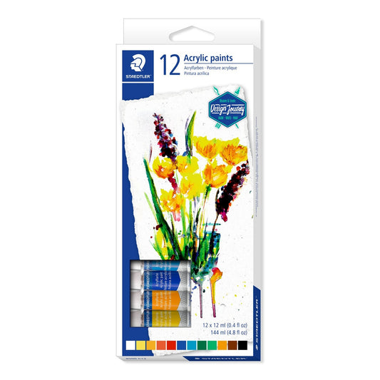 Staedtler 8500 C12  02 Staedtler Paints,Acrylic,12pc
