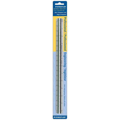 Staedtler 987M1834BK04 Staedtler Scale,Engin,Triang,Metal