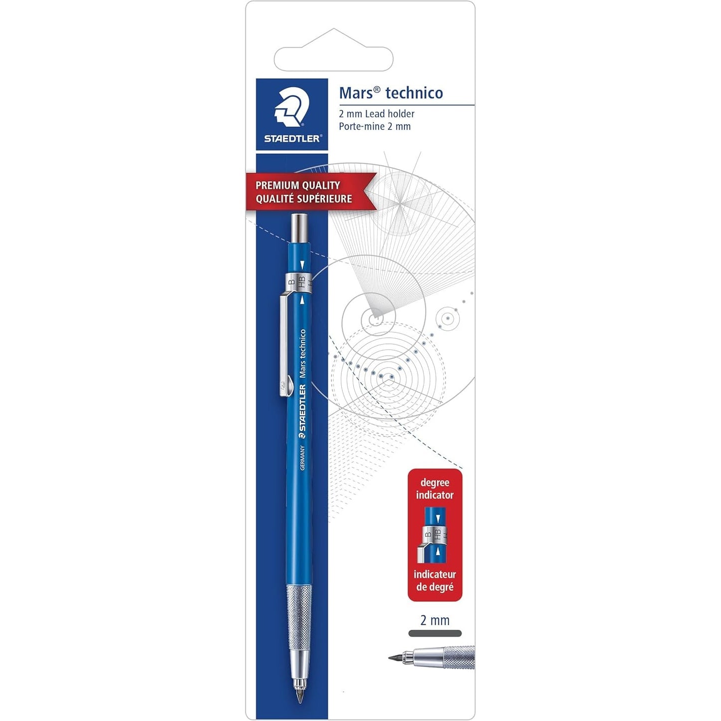 Staedtler 780 BK  A6 2mm Holder, Lead, Technico, 1pk