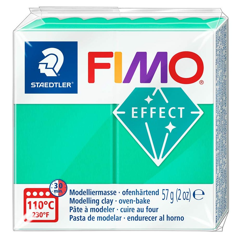 Staedtler 8020-504 08 Clay, Modeling, Fimo,56g,Translucent Green