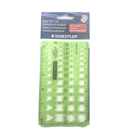 Staedtler 977 135 Staedtler Template, Sketch Master