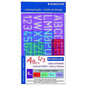 Staedtler 978 45S   02 Staedtler Guide,Std Ltr,Set,4pc,Ast