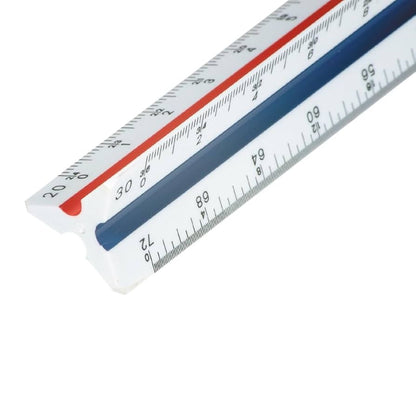 Staedtler 98718-34BK Scale, Engineering, w Groves, 12"
