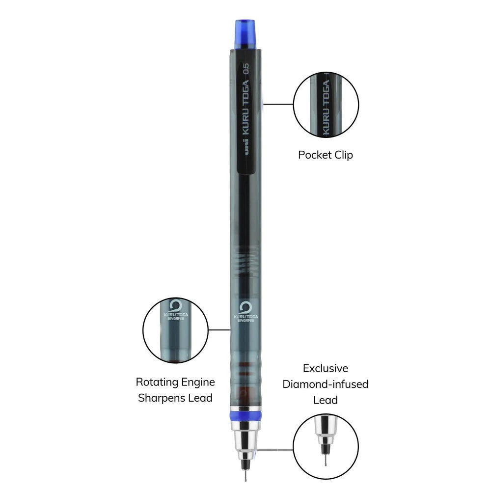 Uni Ball 1751934 Kurtoga Mechanical Pencil 0.5mm