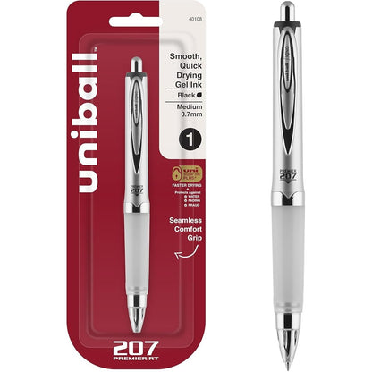 Uni Ball 40108 207 Premier RT Black Med