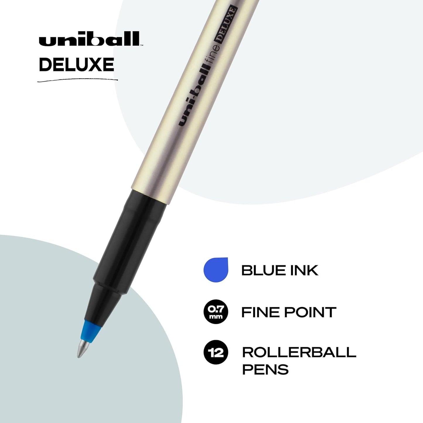 Uni Ball 60053 Deluxe Fine, Blue