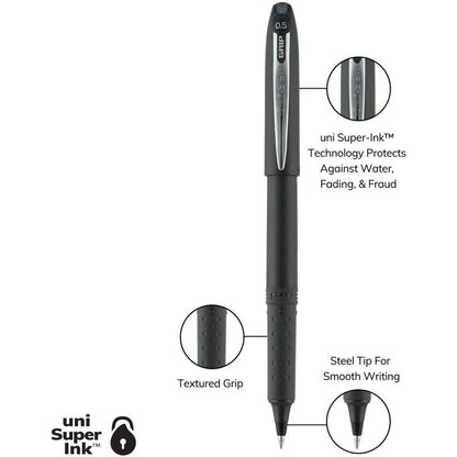Uni Ball 60704 Roller Grip Micro Black Roller Ball Pen