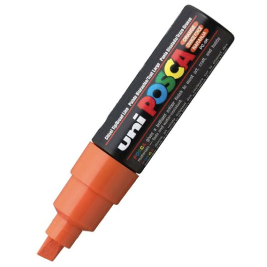 Uni-Posca Water Based Paint Marker, Broad, Fl Orange