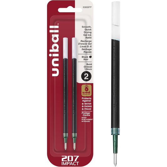 Uni Ball 65808PP Gel Impact Refill Black 1.0mm O/S