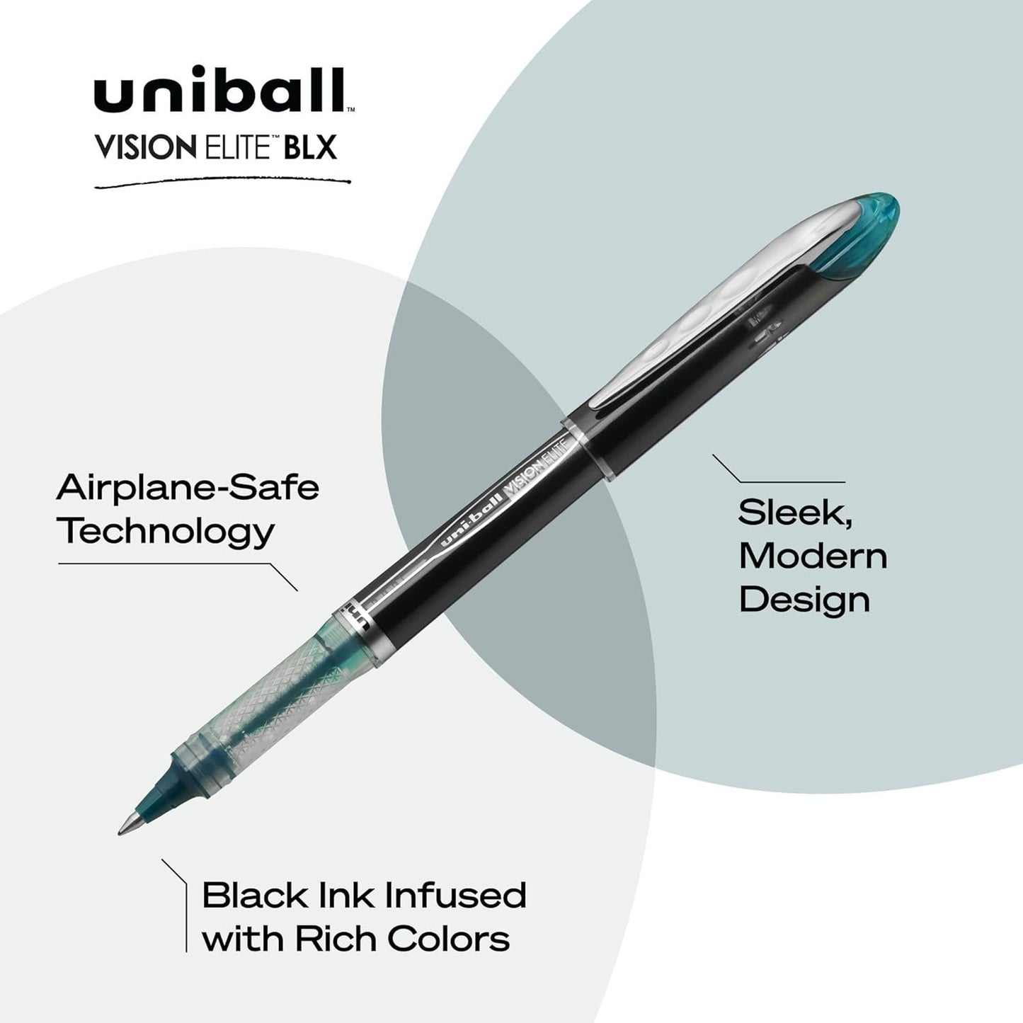 Uni Ball 69176 69020 Vision Elite, Micro, Blue/Black