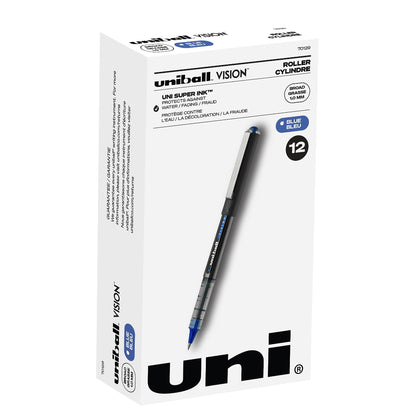 Uni Ball 70129 Vision 1.0mm Blue Os Dozen