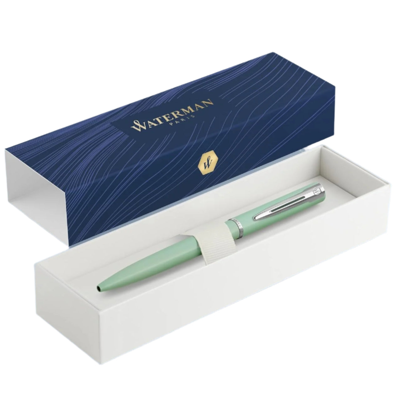 Waterman Graduate Allure PSTL Green Ball Point Pen M Blue GB