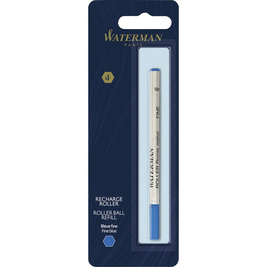 Waterman Rollerball Pen Refill, Fine, Blue