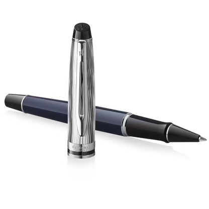 Waterman Expert22 SE DLX Blue CT Roller Ball F Black GB