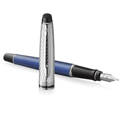 Waterman Expert3 MTLC Blue CT Fountain Pen F GB