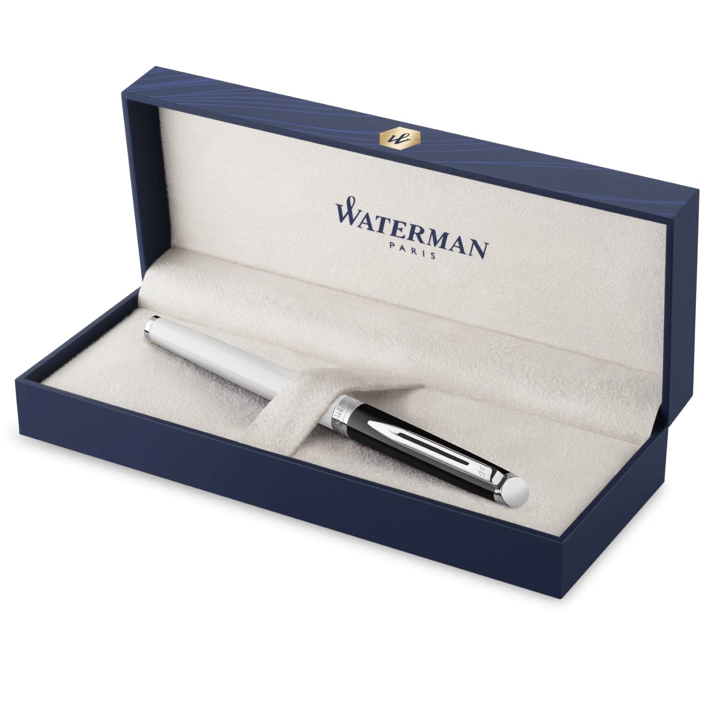 Waterman Hemisphere24 Black White CT Fountain Pen F GB