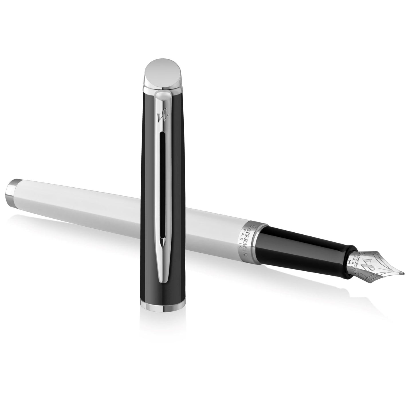 Waterman Hemisphere24 Black White CT Fountain Pen F GB