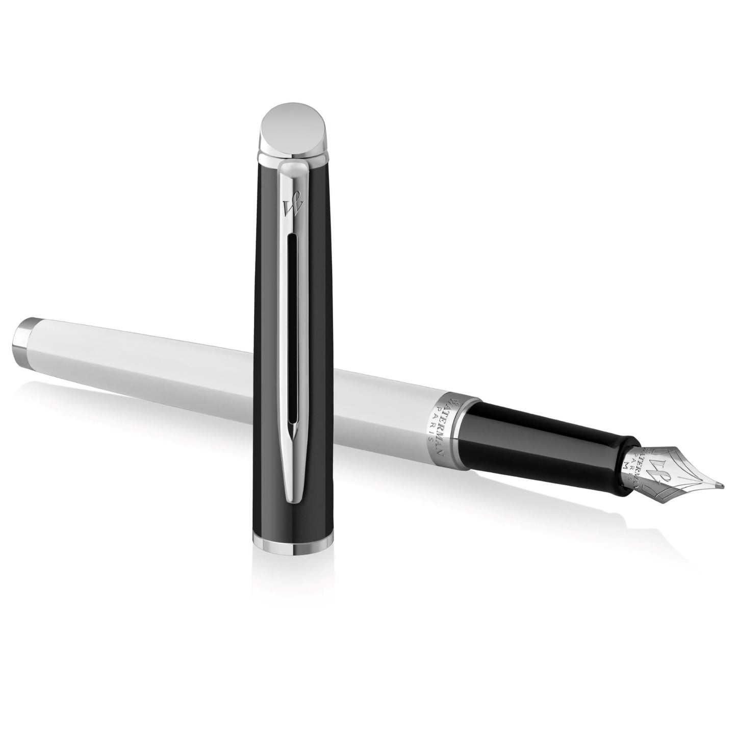 Waterman Hemisphere24 Black White CT Fountain Pen M GB