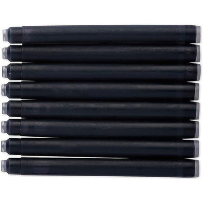 Waterman S0110850 Long Cartridge Fountain Pen Refill, Black B8