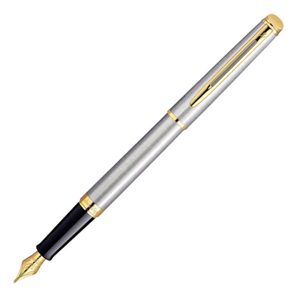 Waterman S0920330 Hemisphere Stainless Steel GT Fountain Pen, Medium