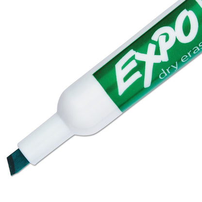 Expo 80004 2 Low Odor Dry Erase Marker, Chisel Tip, Green