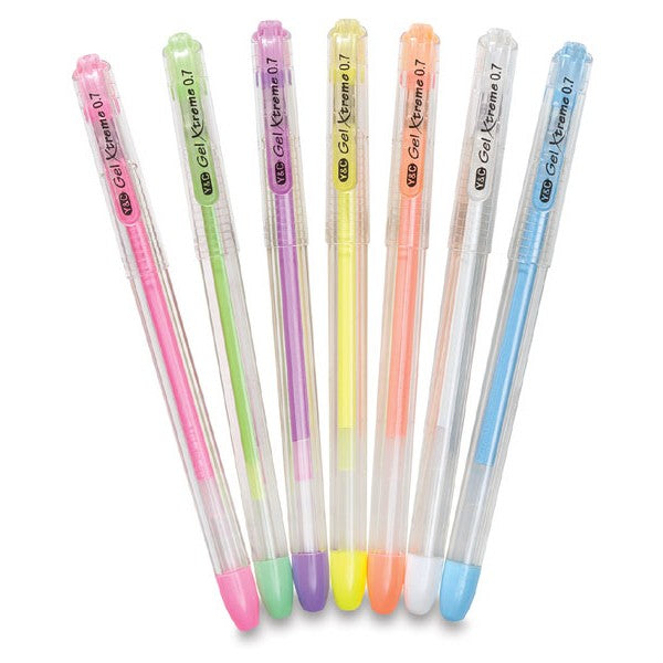 Yasutomo Gel Xtreme Pastel Set, 7 Color Set