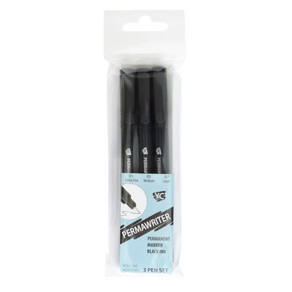 Yasutomo NSP Permawriter Set Black 01, 05, 07 3 Pieces