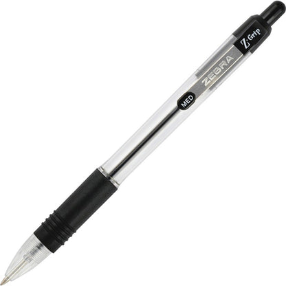 Zebra 22148 Z-Grip Retractable Ballpoint 1.0mm Black 48pk