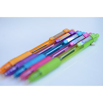 Zebra 22208 Z-Grip Retractable Ballpoint 1.0mm Fashion Assorted 18pk