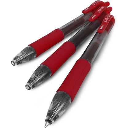 Zebra 46830 Sarasa Gel Retractable RDI 0.7mm Red